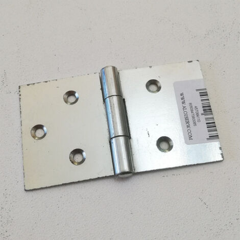 Cerniera in acciaio zincato h 64 x l 110 mm - tipo pesante