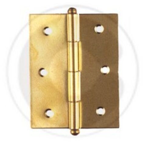 cerniera in ottone con perno sfilabile mm 40x35 per porte finestre mobili
