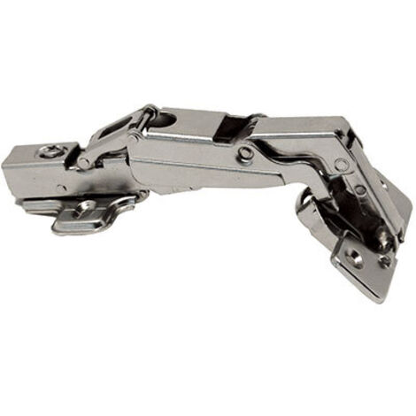 CERNIERA INCASSO 165  ° SERIE  RALLENTATA + BASETTA - COLLO 0 ACC NICH F.MM 35X11 REGISTRABILE- 10 pezzi