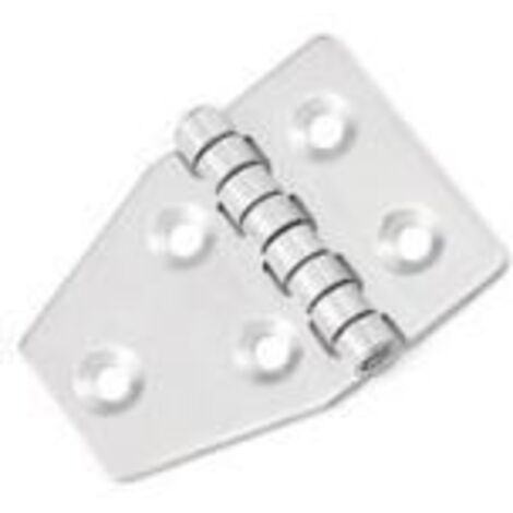Cerniera inox per arredamenti nautici art. 852in 40x55 mm conf. da 24 pz