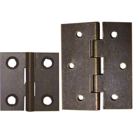 CERNIERA MOBILI ALA PIANA OTTONE BRONZATO 40X35MM