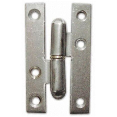 CERNIERA MOBILI PAUMELLES SX  80X50MM ACCIAIO