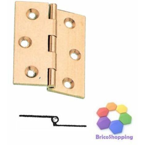 CERNIERA OTTONE FRESATA MEZZA ZANCA MEZZO COLLO GRADINO DENTE mm 40 50 60 - Taglia: A