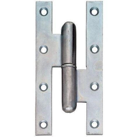Cerniera Paumelles in Acciaio Lucido con Qualità e Funzionalità -110 x 55 mm sx 2pz