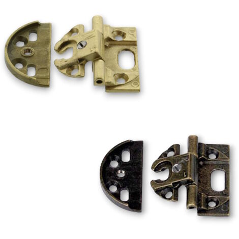 10 X CERNIERA P/MOBILI A0113 BRONZO ANTIC 46X14 MM - Foto 5