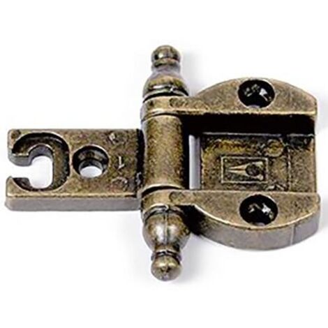 CERNIERA PER MOBILI 35X24MM Ø35 BRONZATA