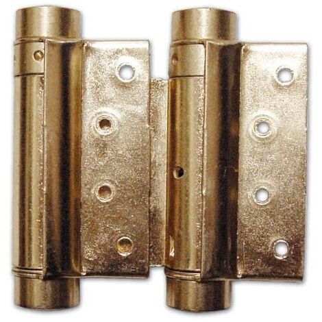 Cerniera per Porta Bommer a Molla Bronzata Art 108 Misura 75 mm