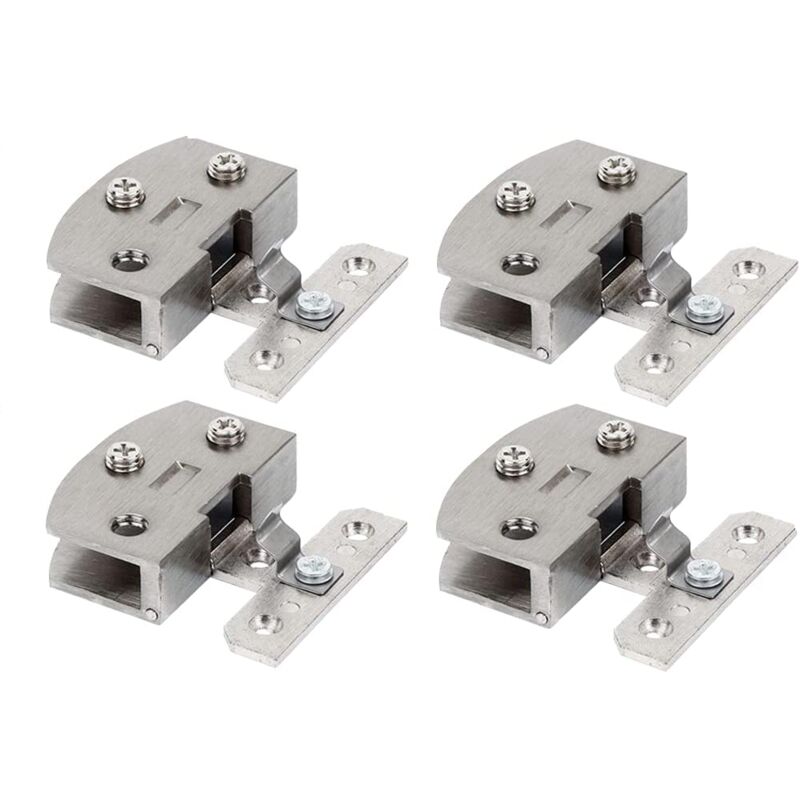 Cerniera per porta in vetro 4 pezzi Cerniera in