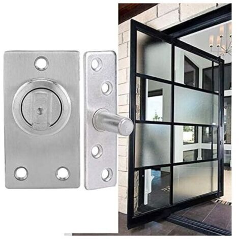 Cerniera per porte in legno, cerniere pivotanti, resistenti per porte in legno, sistema di cerniere Murphy, acciaio inossidabile, albero girevole a 360 gradi