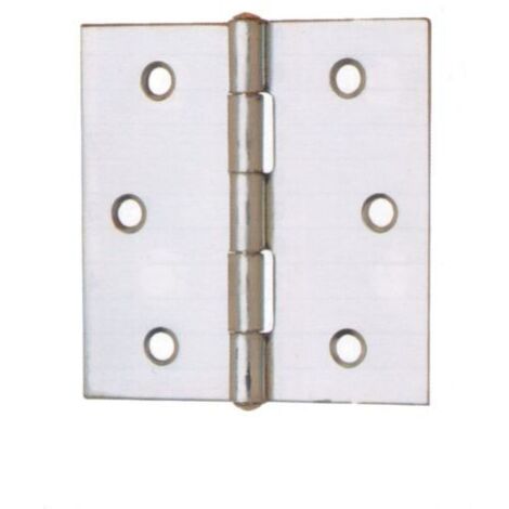 CERNIERA PERNO FISSO 121 ACC ZINC 50 X 50 MM 24 PZ
