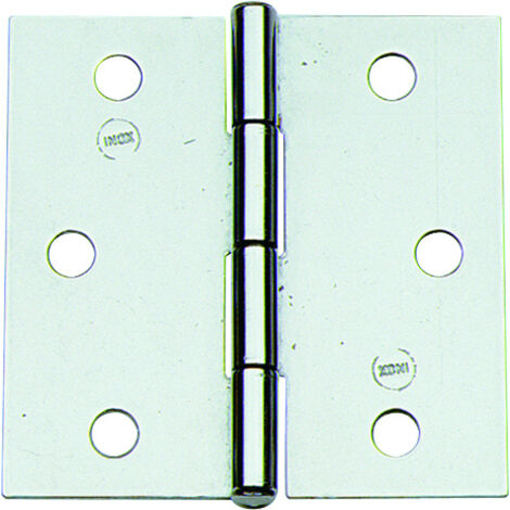 CERNIERA PERNO FISSO  121 IN INOX 1.1/2  40X40 MM 12 PZ