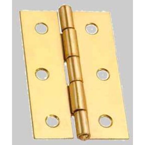 Cerniera piana perno fisso 30x30 mm conf. da 24 pz