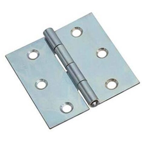 Cerniera quadra 317 valtoce acciaio zincato perno fisso mm  20x20x0,7 (24 pezzi) Valtoce