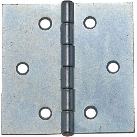 CERNIERA QUADRA IN ACCIAIO ZINCATO ART.121 mm 90 x 90 ALDEGHI 24 PZ