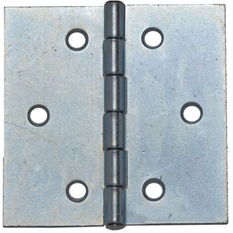 CERNIERA QUADRA IN ACCIAIO ZINCATO mm 60 x 60 - pz. 2 KONCRETO