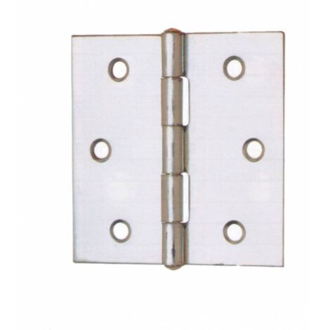 CERNIERA QUADRA P/FISSO ACCIAIO ZINCATO MM. 70. Prezzo per 1 pezzo.