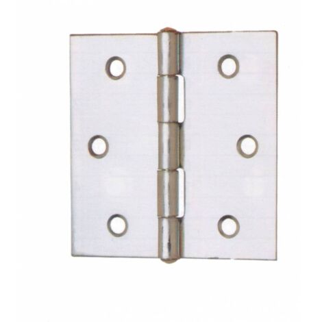 CERNIERA QUADRA P/FISSO ACCIAIO ZINCATO MM.100. Prezzo per 1 pezzo.