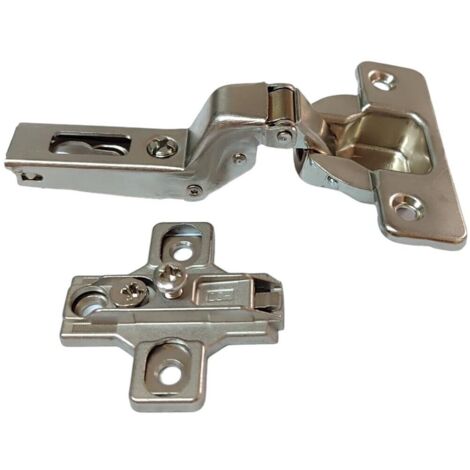 Cerniera salice per ante collo 17 alta 110° c2a6p99 foro legno 35 mm con basetta