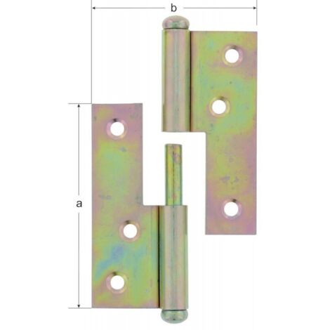 CERNIERA SFILABILE 80X65X1.8MM
