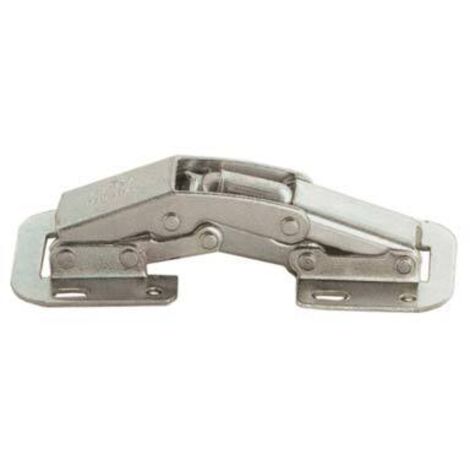CERNIERA SPORTELLI - ACCIAIO NICHELATO DOPPIA SPINTA SNODI MULTIPLI- 25 pezzi