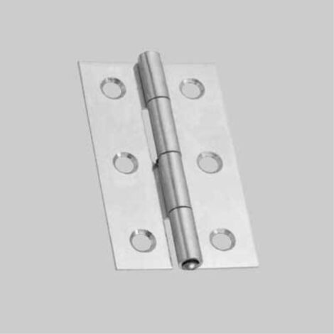 Cerniera stretta perno fisso 50x30 mm (24 pezzi) CERNIERIFICIO VALTOCE