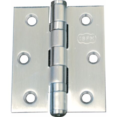 CERNIERA X PORTA A LIBRO 102X89MM 4X3,5 ACC.INOX SAT.C/CUSC.SF IBFM970