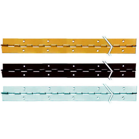 Cerniere A Metraggio Da Mt.2  - mm.32x0,7 ferro nichelato