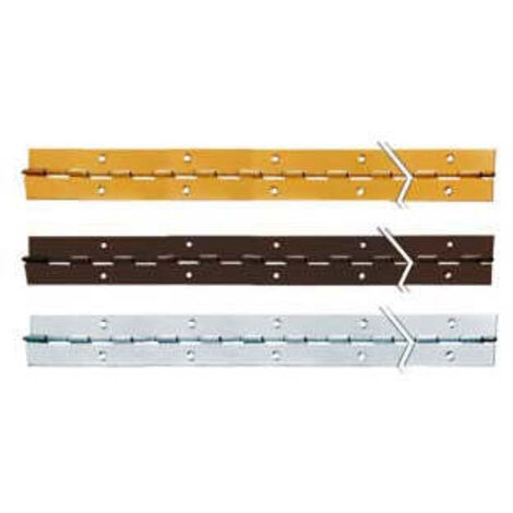 Cerniere A Metraggio Da Mt.2  - mm.40x0,7 ferro nichelato