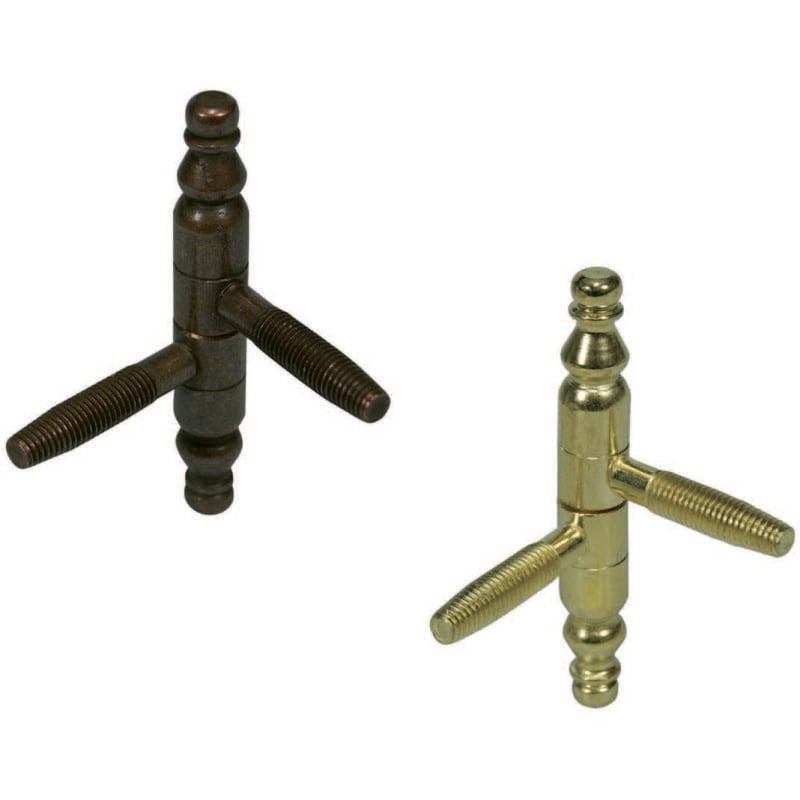 AGB - Cerniere anuba barocco in acciaio - ø mm.13