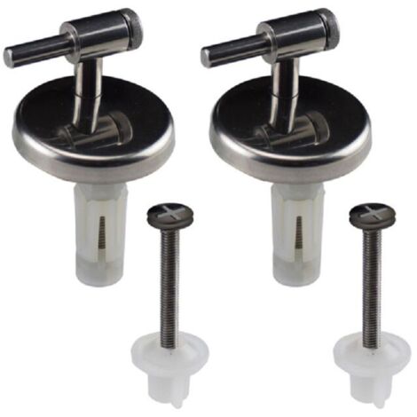 Cerniere con attacco Universale per copri water Saniplast h050 in acciaio