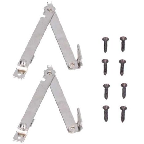 Cerniere di supporto pieghevoli, 2 set di cerniere di supporto sollevabili per scatole di legno, ferramenta per mobili