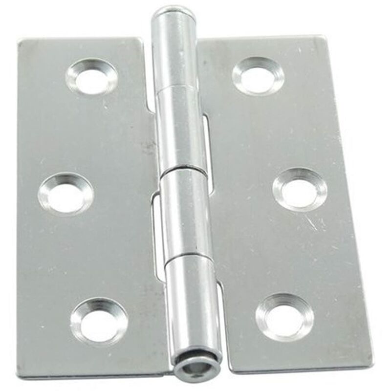 Image of Cerniere in acciaio inox, 8 pezzi, cerniera per porta, 40 x 50 x 0,8 mm, Schanier pieghevole in A2, V2A - niro, Nirosta