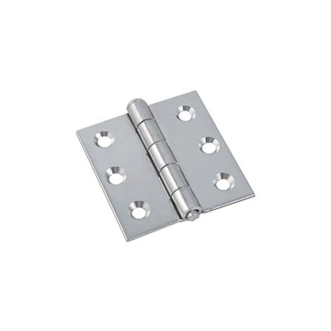 CERNIERE IN ACCIAIO INOX PERNO SFILABILE EXTRAPESANTI- - mm.65x65x2,0 - 24 pezzi