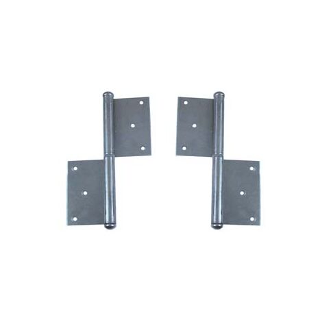 CERNIERE IN GROSSEZZA IN FERRO LUCIDO- - mm.120x80 DX - 12 pezzi