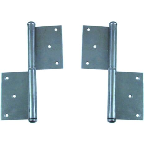 Cerniere in grossezza in ferro lucido - Specifiche: mm 100x75 DX - 12 pz