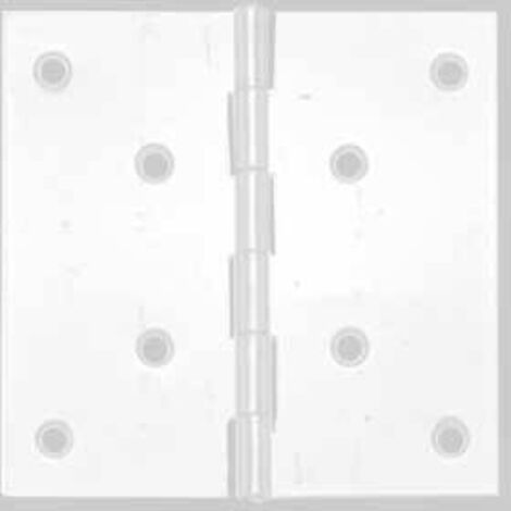 Cerniere Inox Quadre Perno Fisso Mm. 40X40 Conf.24Pz