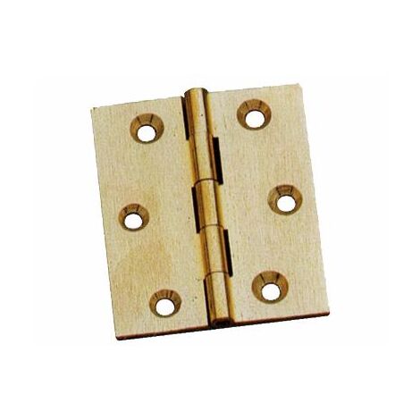 CERNIERE OTTONE FRESATO PIANE      30X25