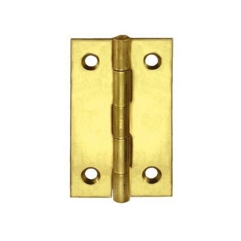 Cerniere per cofanetti Masidef in ferro ottonato 15x20 mm 4 pezzi