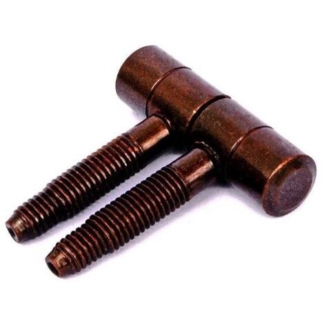 Cerniere per infissi Masidef anuba in ferro bronzato Ø 13 mm 2 pezzi