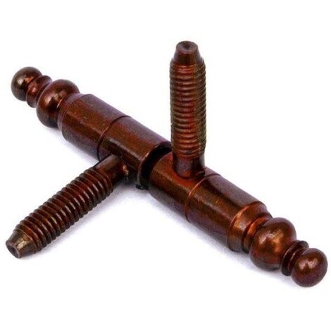 Cerniere per infissi Masidef anuba in ferro bronzato Ø 9 mm 2 pezzi