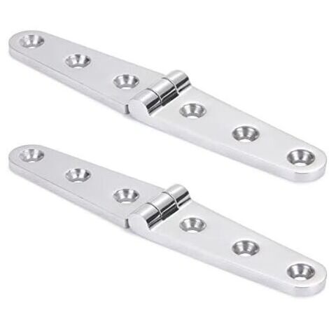 Cerniere per porte di mobili in acciaio inox lucidato a specchio per barche 152×30×20mm