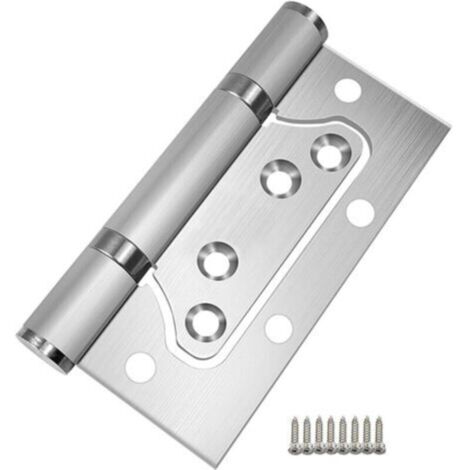 Cerniere per porte in acciaio inossidabile, 2 pezzi, cerniere con cuscinetti a sfera per porte di casa, porte della camera da letto, 100 mm x 35 mm, silenziose
