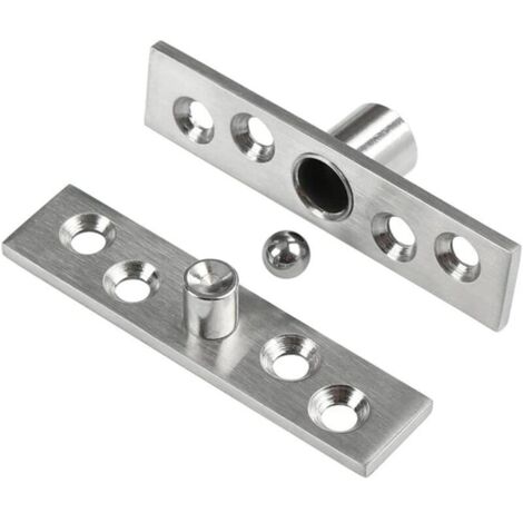 cerniere per porte nascoste girevoli a 360° in acciaio inox, 100 mm x 23,7 mm