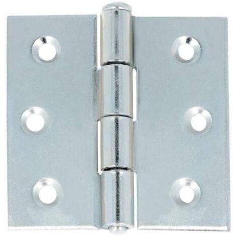 Cerniere pesanti - 50 x 50 mm. - zincato - 2 pz.
