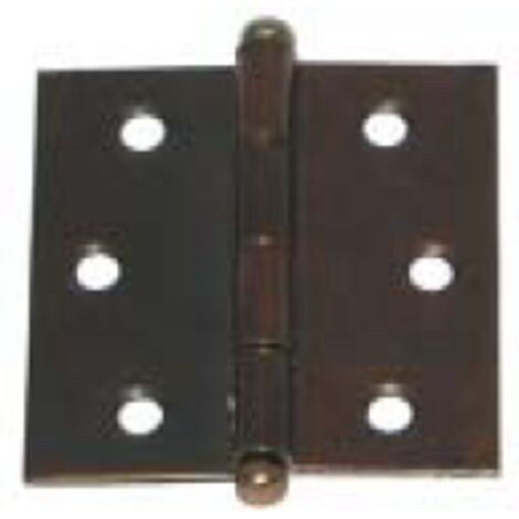 Cerniere pomoli sferici - 30 x 30 mm. - bronzato - 2 pz.