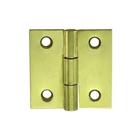 CERNIERE QUADRE 100 X 100 MM. - ZINCATE GIALLO - 1 PZ.