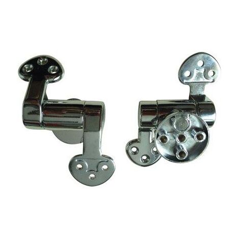 Cerniere sedile wc slow close domus zama cromata cf=pz 2