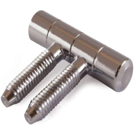 Cerniere tornite Masidef anuba Ø 9 mm cromato 2 pezzi