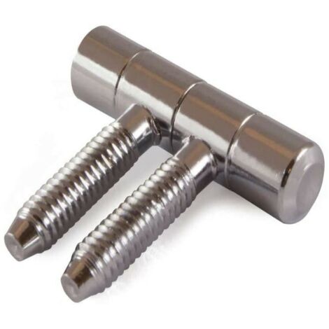 Cerniere tornite Masidef anuba Ø 9 mm cromato 2 pezzi