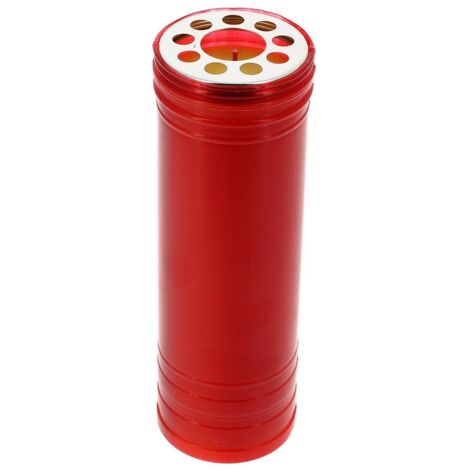 Cero Liturgico T60 Rosso Cera Gialla La Piacentina